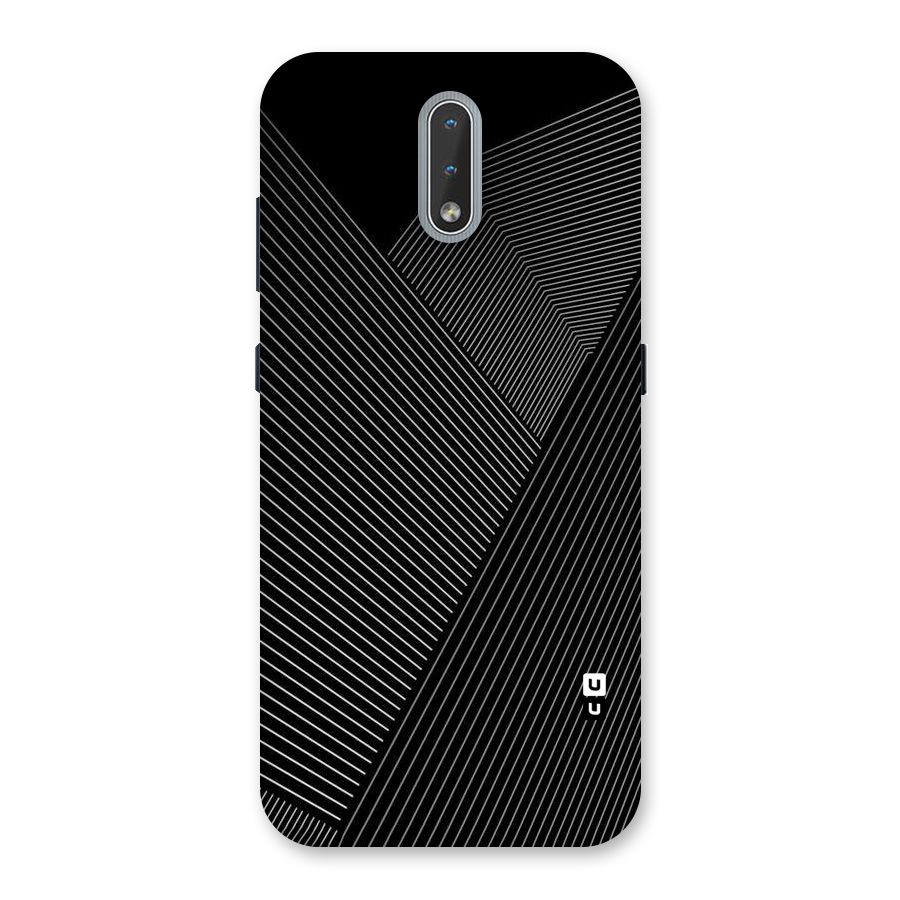 Aesthetic White Stripes Back Case for Nokia 2.3