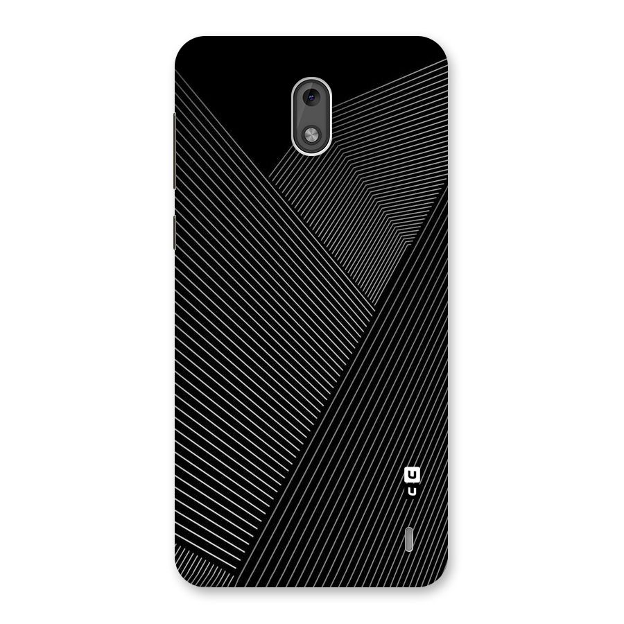 Aesthetic White Stripes Back Case for Nokia 2