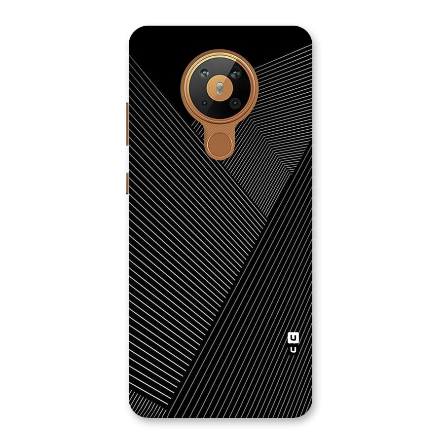 Aesthetic White Stripes Back Case for Nokia 5.3