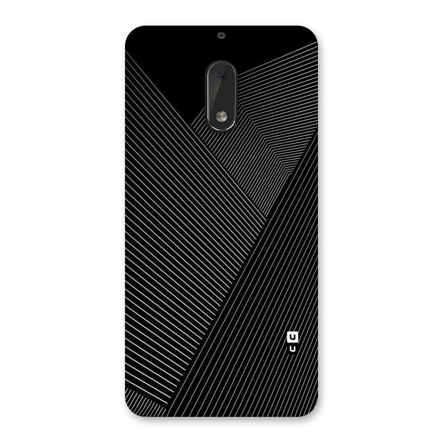 Aesthetic White Stripes Back Case for Nokia 6