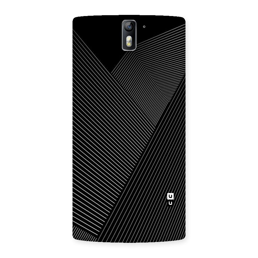 Aesthetic White Stripes Back Case for One Plus One