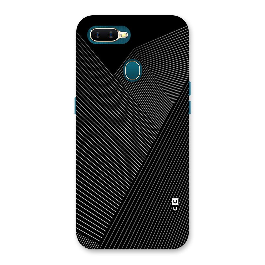 Aesthetic White Stripes Back Case for Oppo A11k