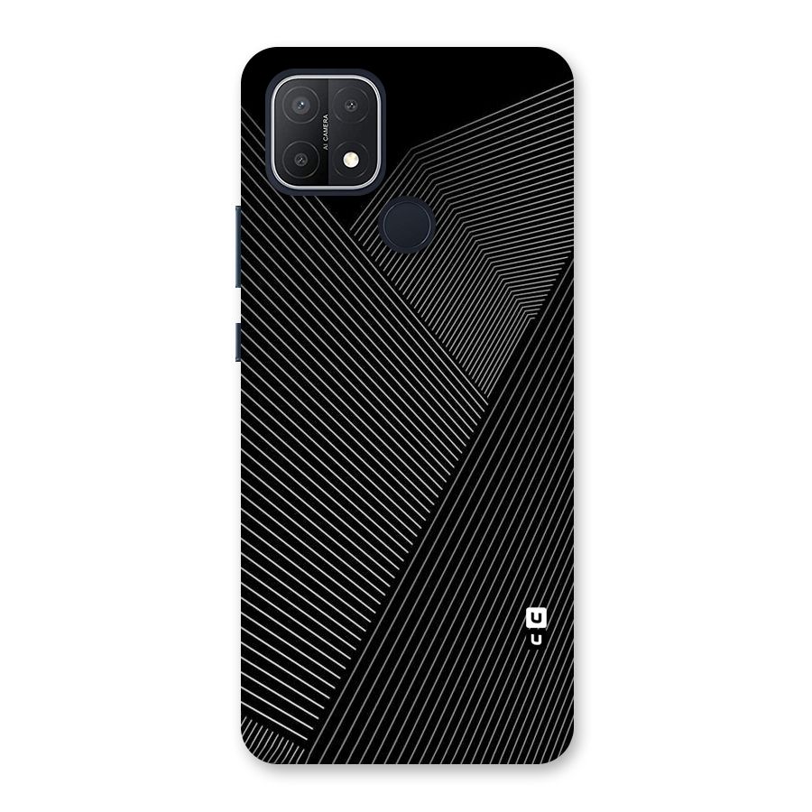 Aesthetic White Stripes Back Case for Oppo A15s