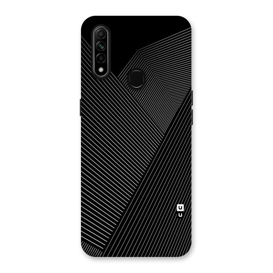 Aesthetic White Stripes Back Case for Oppo A31