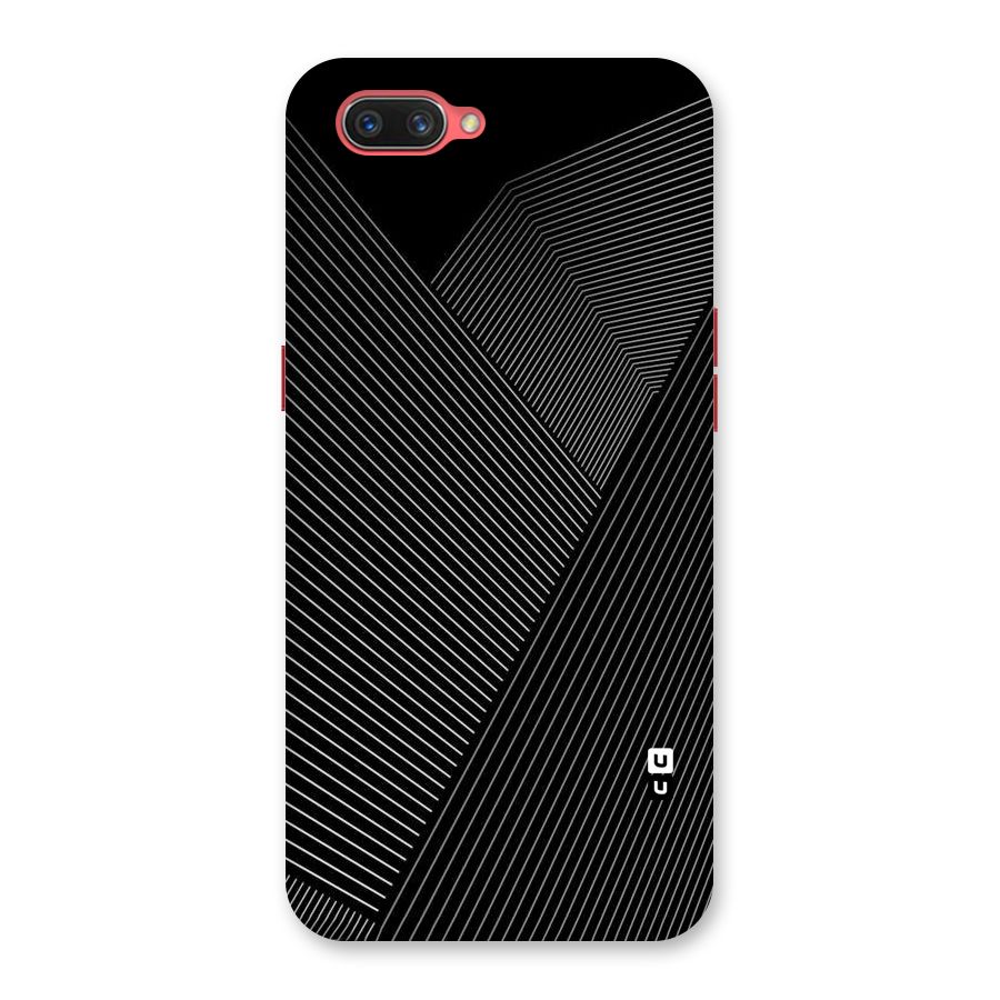 Aesthetic White Stripes Back Case for Oppo A3s