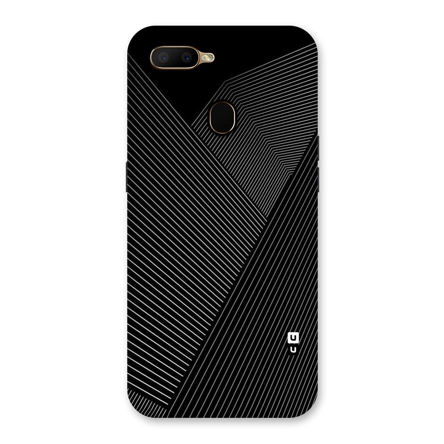 Aesthetic White Stripes Back Case for Oppo A5s