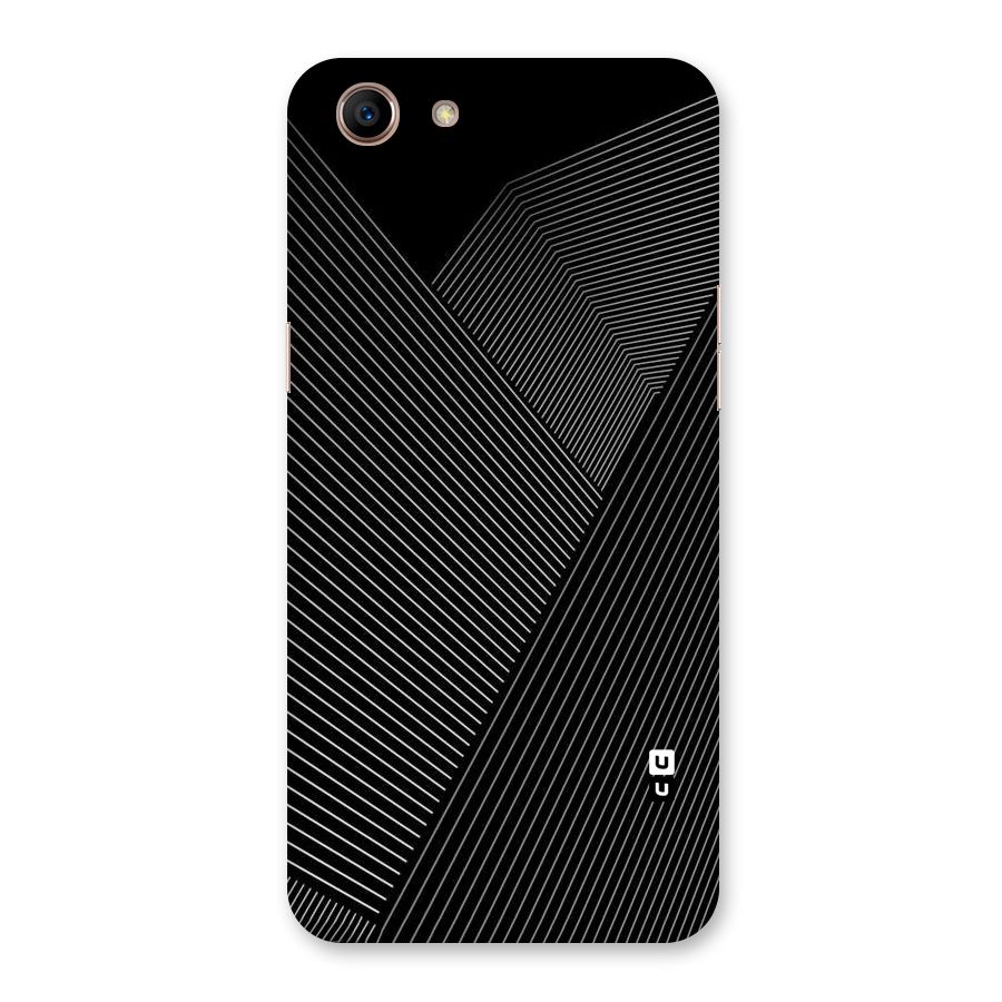 Aesthetic White Stripes Back Case for Oppo A83 (2018)