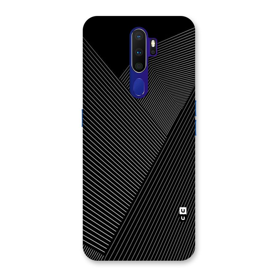 Aesthetic White Stripes Back Case for Oppo A9 (2020)