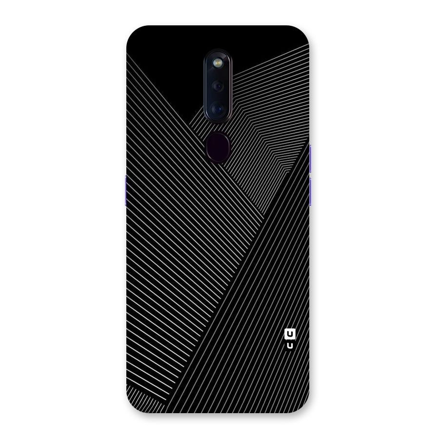 Aesthetic White Stripes Back Case for Oppo F11 Pro