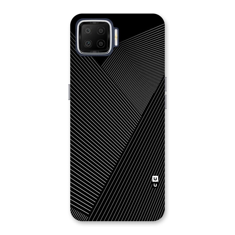 Aesthetic White Stripes Back Case for Oppo F17