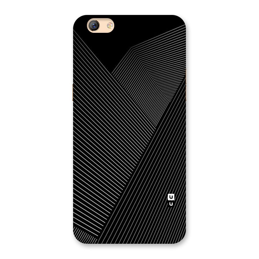 Aesthetic White Stripes Back Case for Oppo F3 Plus