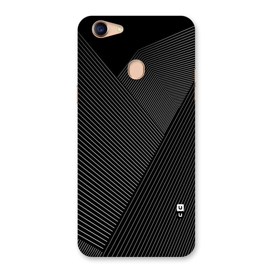 Aesthetic White Stripes Back Case for Oppo F5