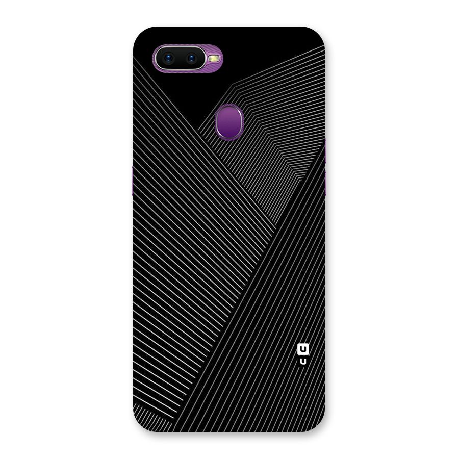 Aesthetic White Stripes Back Case for Oppo F9
