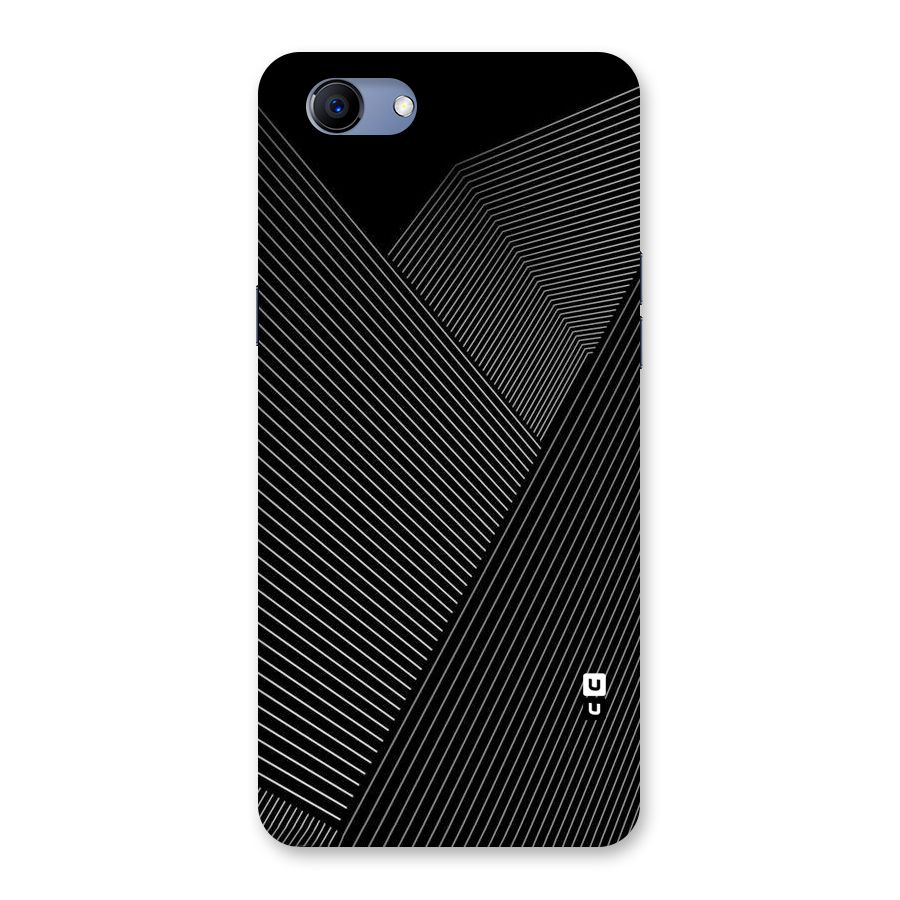 Aesthetic White Stripes Back Case for Oppo Realme 1