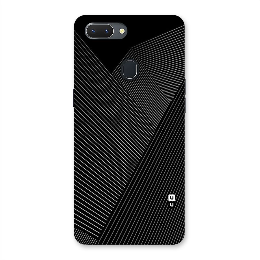 Aesthetic White Stripes Back Case for Oppo Realme 2