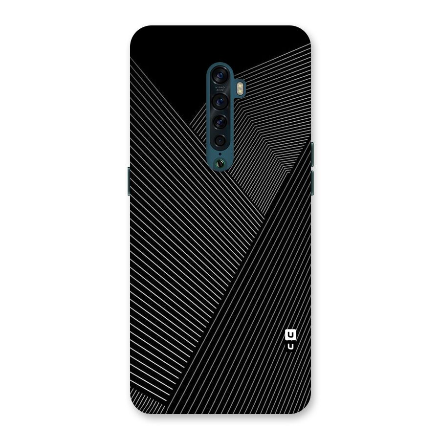 Aesthetic White Stripes Back Case for Oppo Reno2