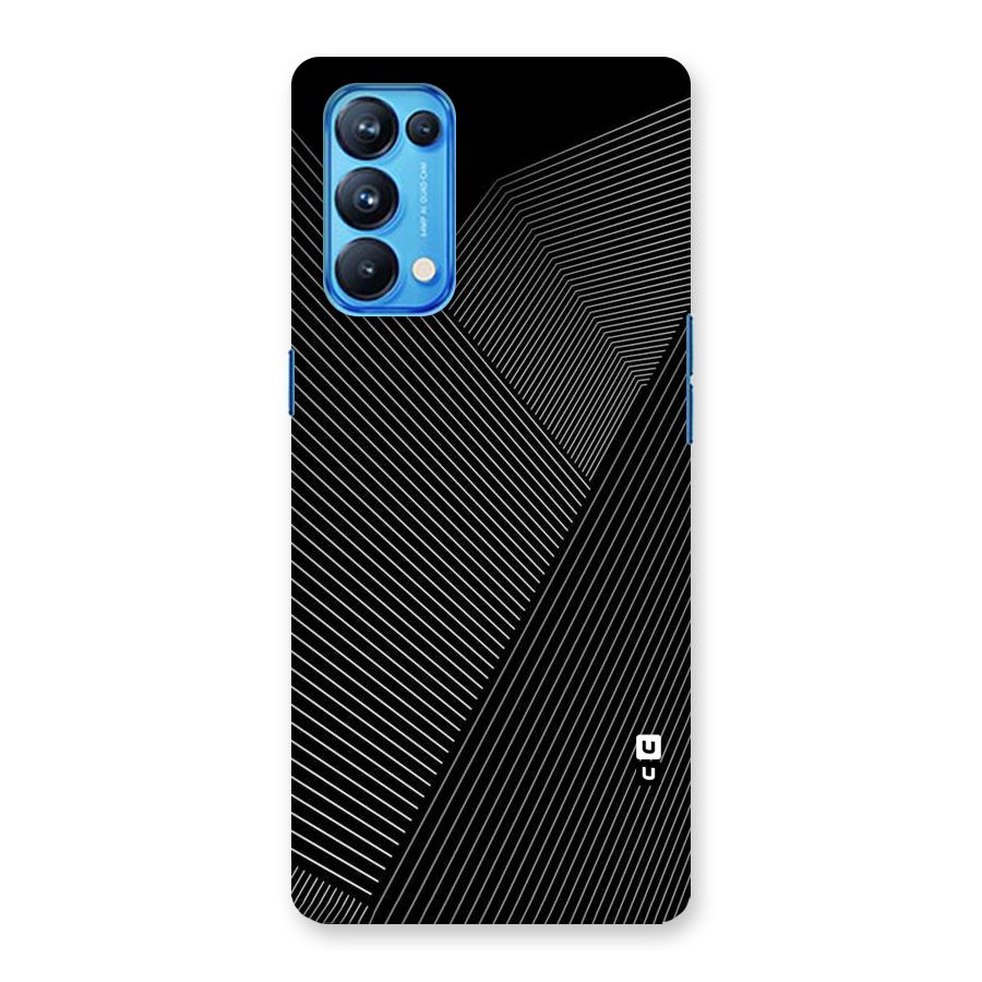 Aesthetic White Stripes Back Case for Oppo Reno5 Pro 5G
