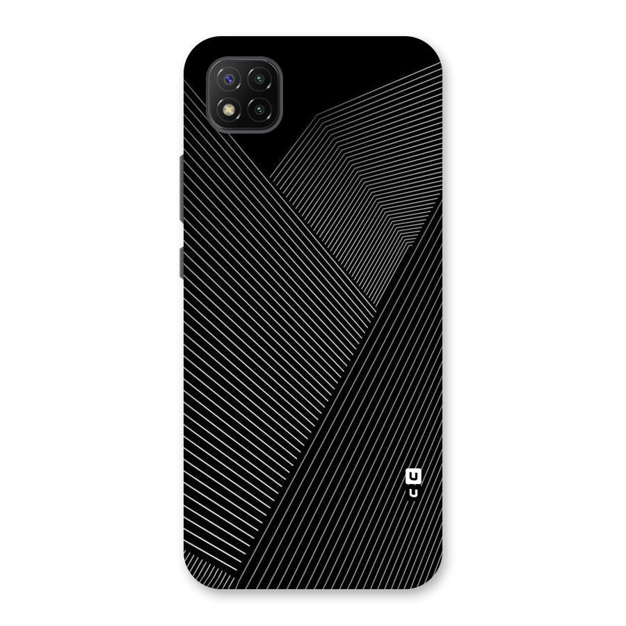 Aesthetic White Stripes Back Case for Poco C3