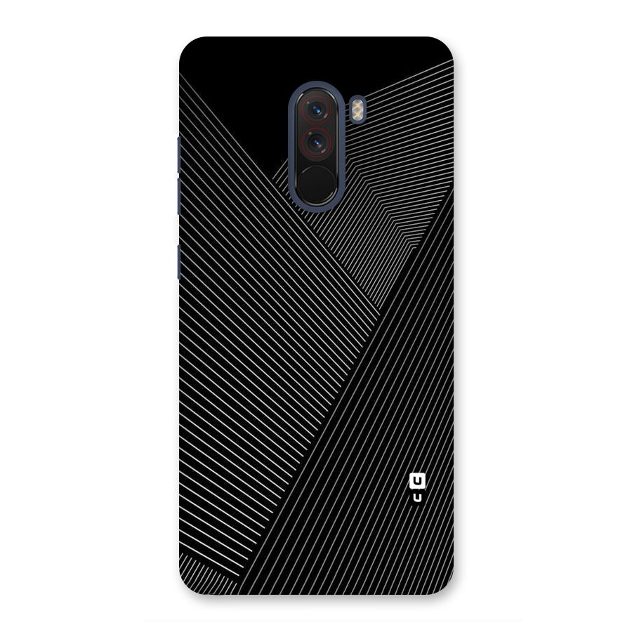 Aesthetic White Stripes Back Case for Poco F1