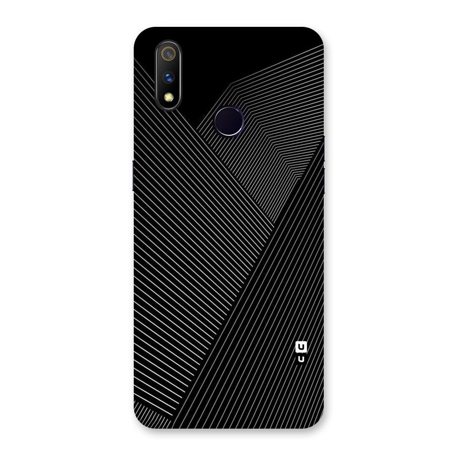 Aesthetic White Stripes Back Case for Realme 3 Pro