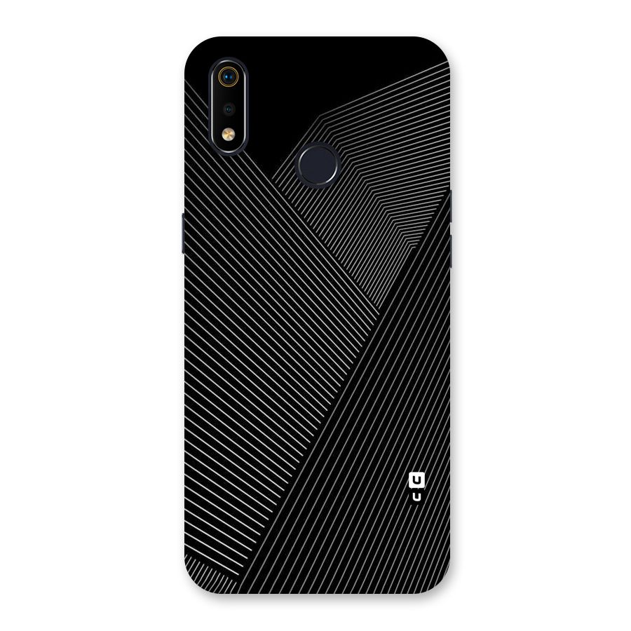 Aesthetic White Stripes Back Case for Realme 3i