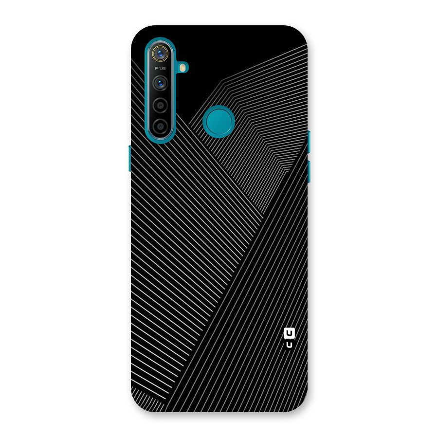 Aesthetic White Stripes Back Case for Realme 5i