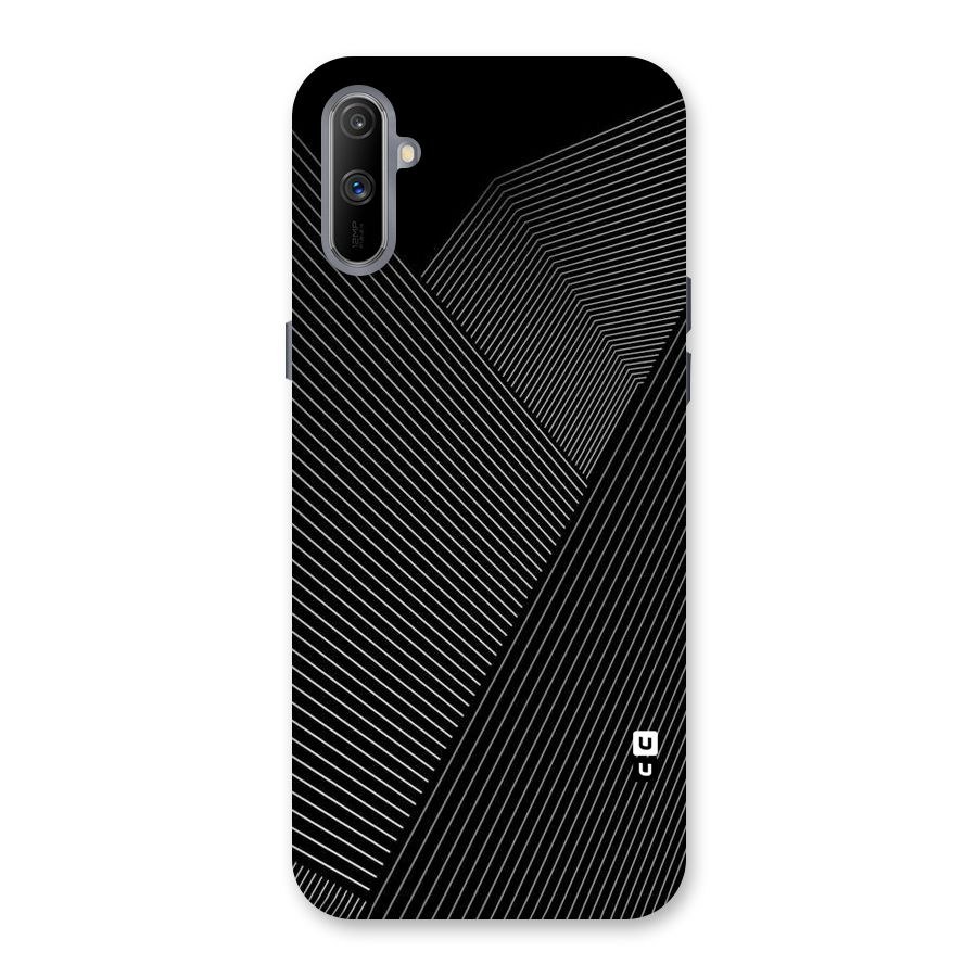 Aesthetic White Stripes Back Case for Realme C3