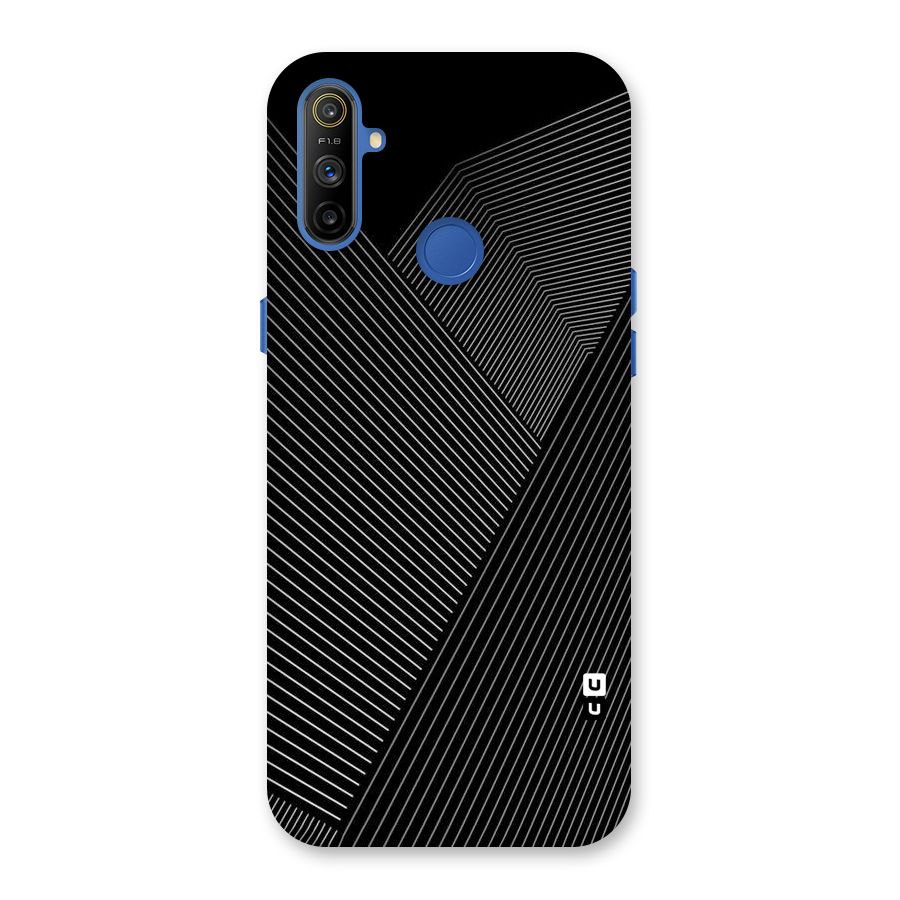Aesthetic White Stripes Back Case for Realme Narzo 10A