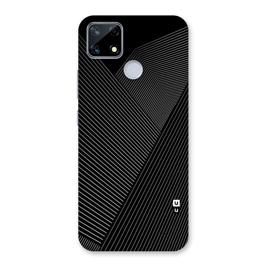 Aesthetic White Stripes Back Case for Realme Narzo 20