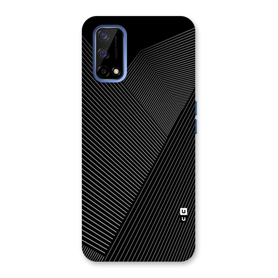 Aesthetic White Stripes Back Case for Realme Narzo 30 Pro