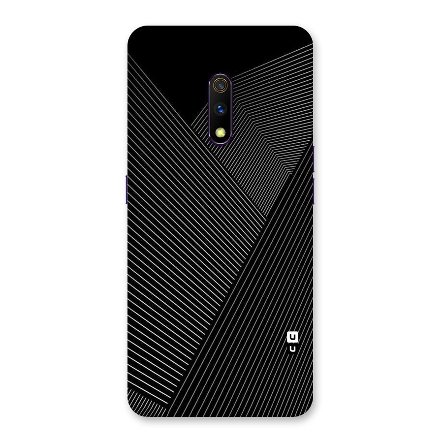 Aesthetic White Stripes Back Case for Realme X