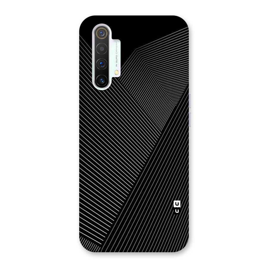 Aesthetic White Stripes Back Case for Realme X3