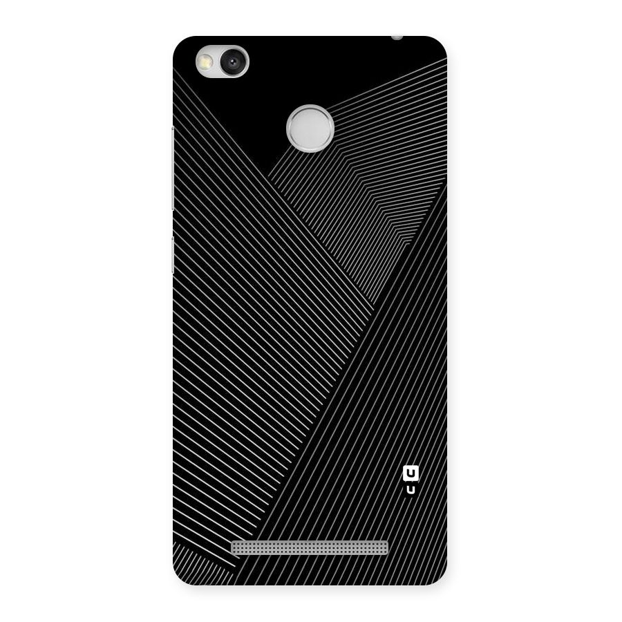 Aesthetic White Stripes Back Case for Redmi 3S Prime