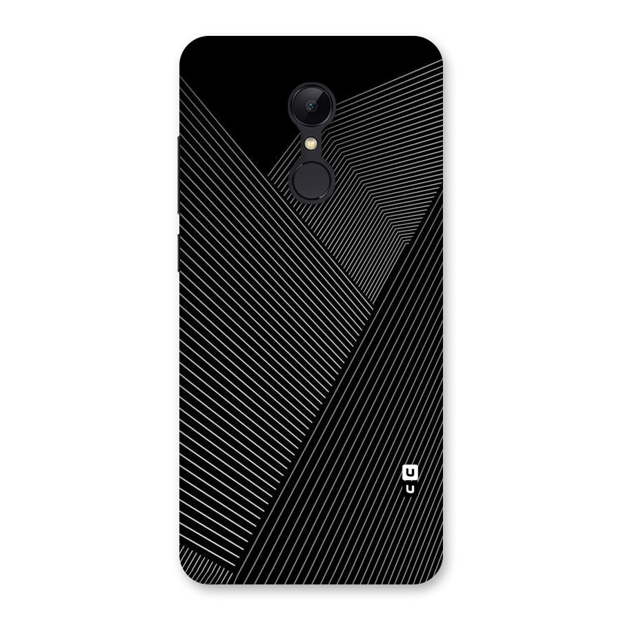 Aesthetic White Stripes Back Case for Redmi 5