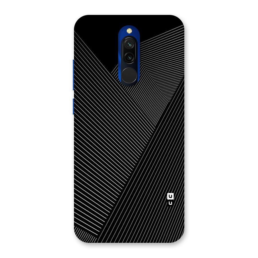 Aesthetic White Stripes Back Case for Redmi 8