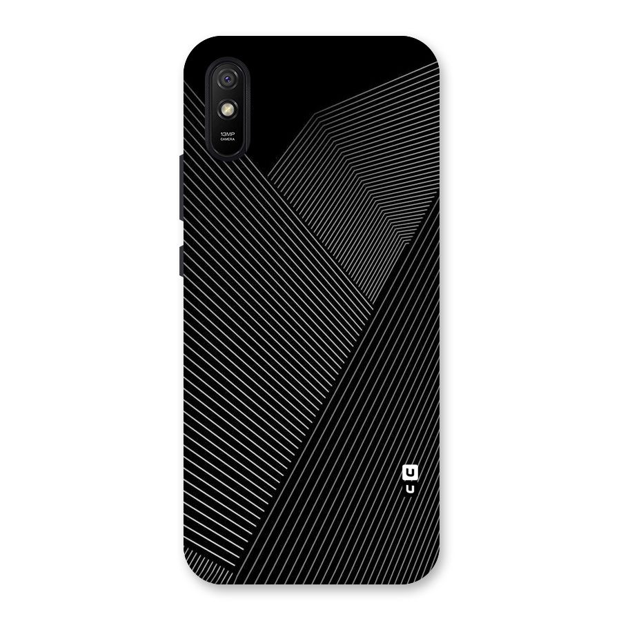 Aesthetic White Stripes Back Case for Redmi 9A