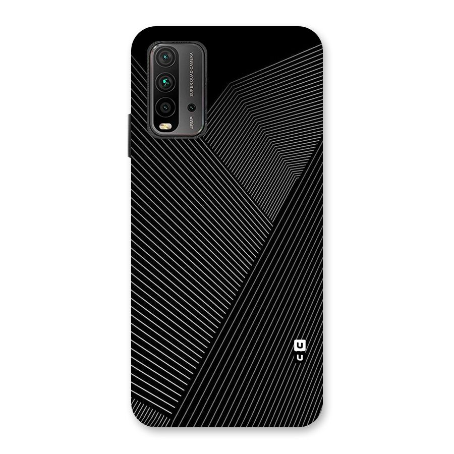 Aesthetic White Stripes Back Case for Redmi 9 Power