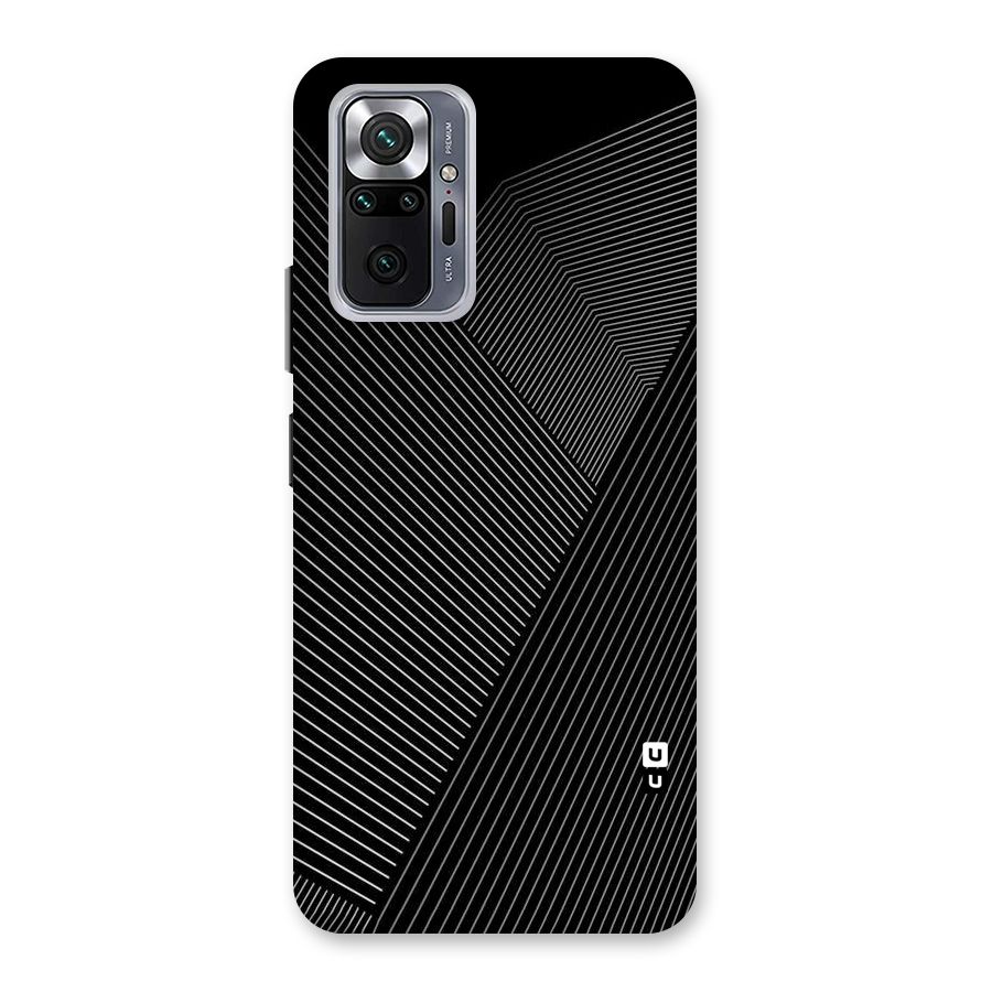 Aesthetic White Stripes Back Case for Redmi Note 10 Pro