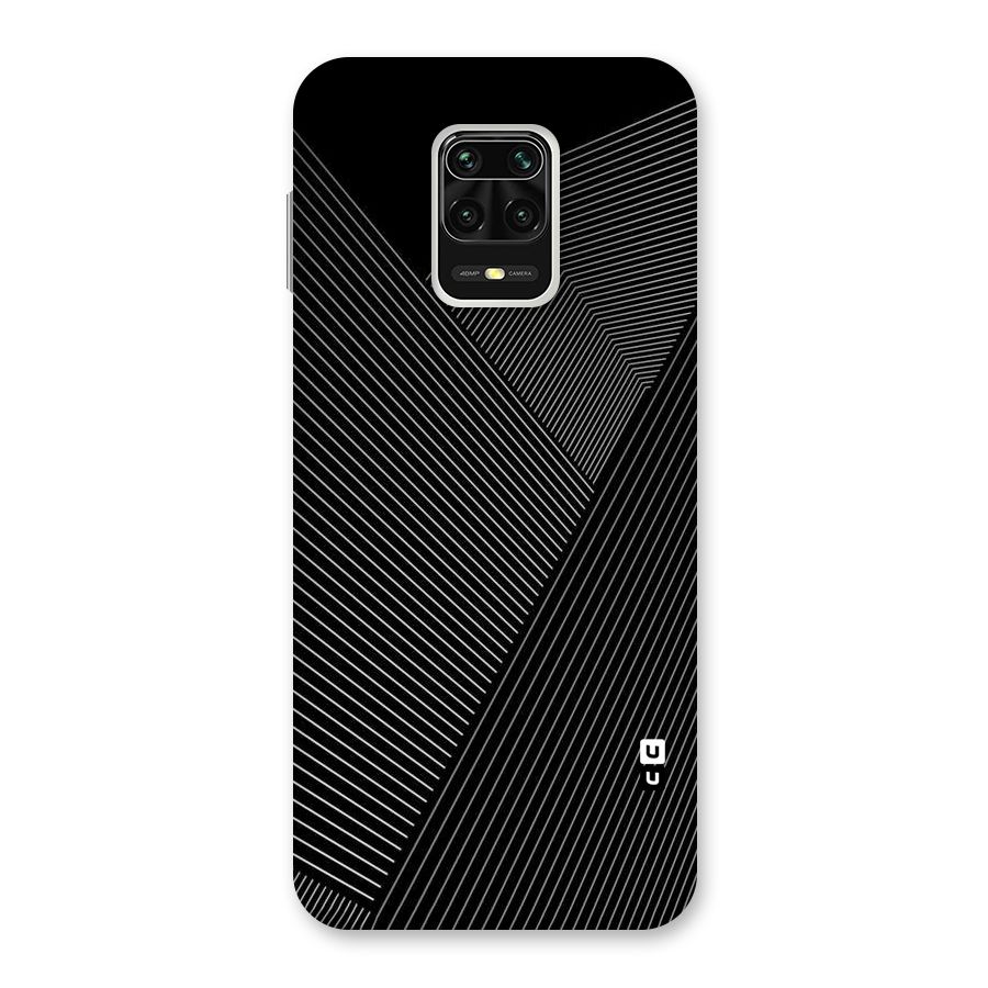 Aesthetic White Stripes Back Case for Redmi Note 9 Pro