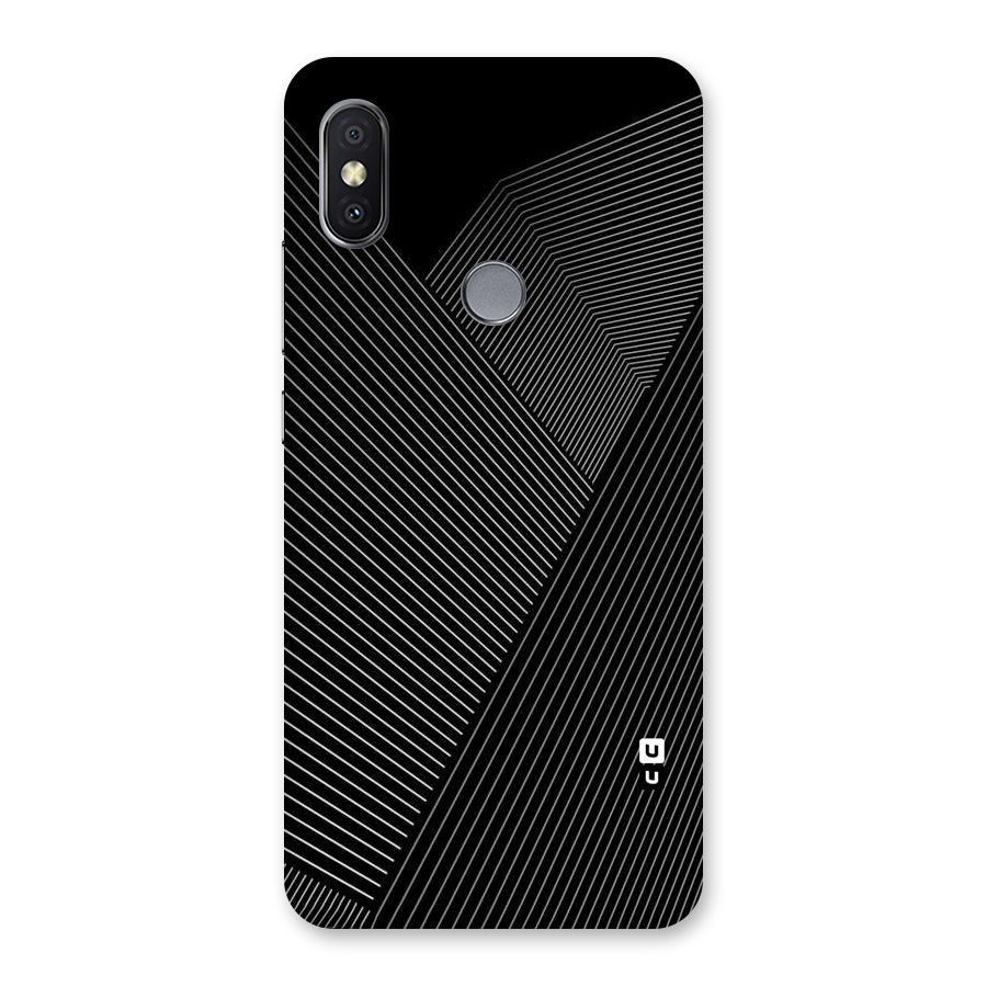 Aesthetic White Stripes Back Case for Redmi Y2