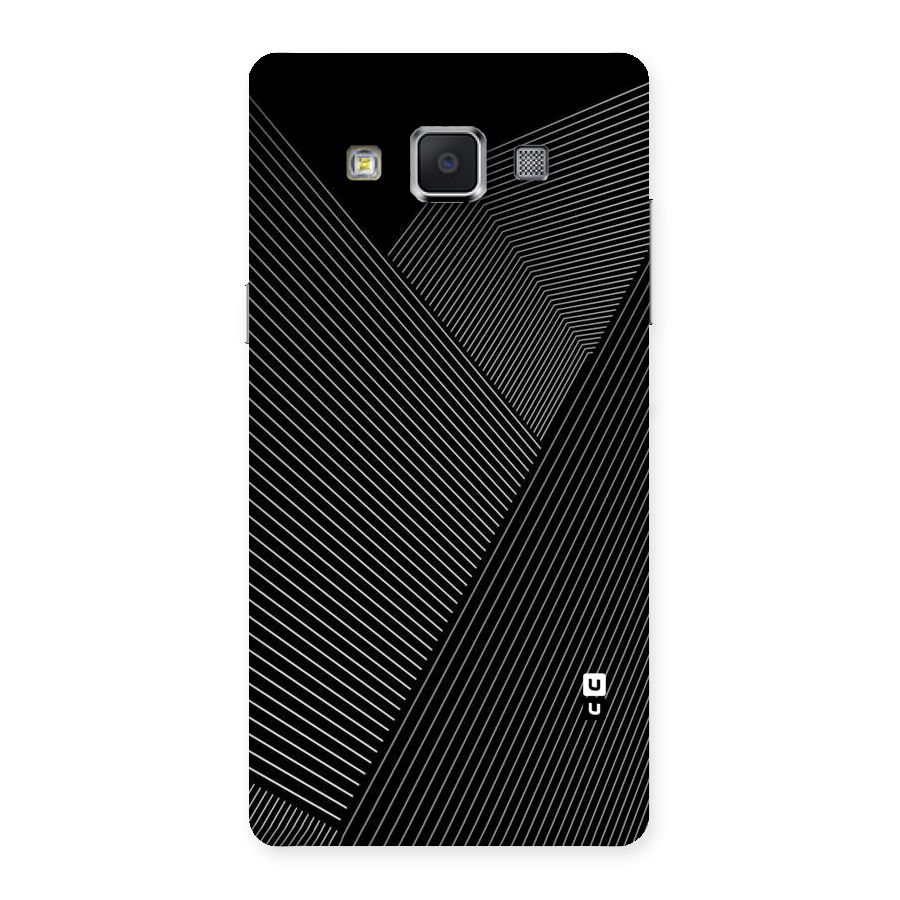 Aesthetic White Stripes Back Case for Samsung Galaxy A5