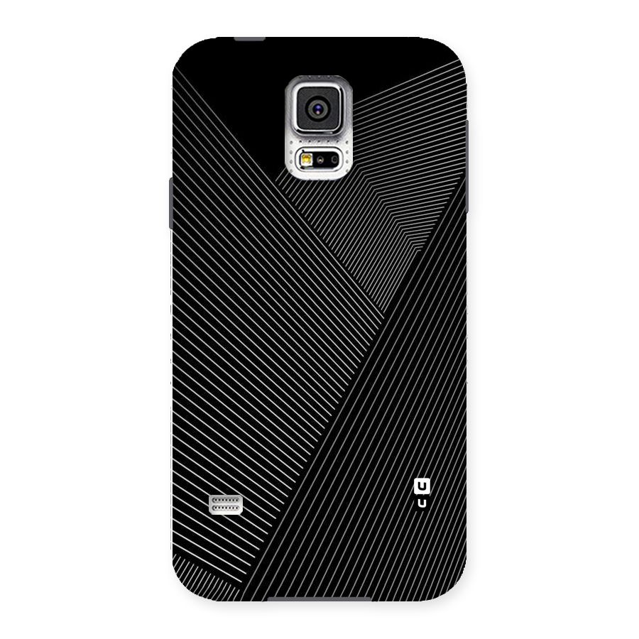 Aesthetic White Stripes Back Case for Samsung Galaxy S5