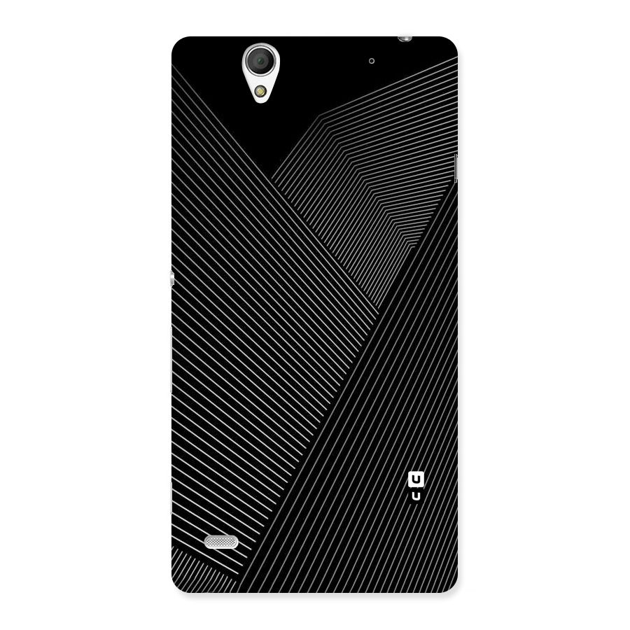 Aesthetic White Stripes Back Case for Sony Xperia C4