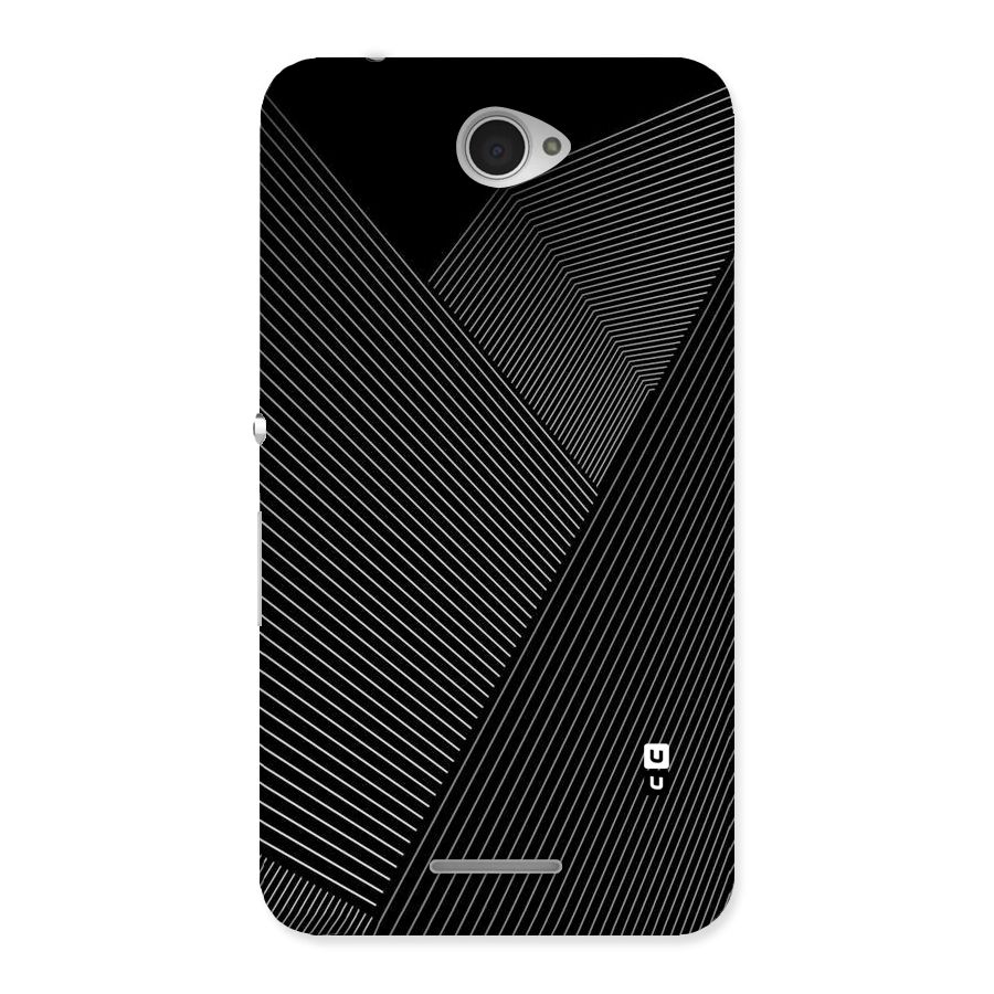 Aesthetic White Stripes Back Case for Sony Xperia E4