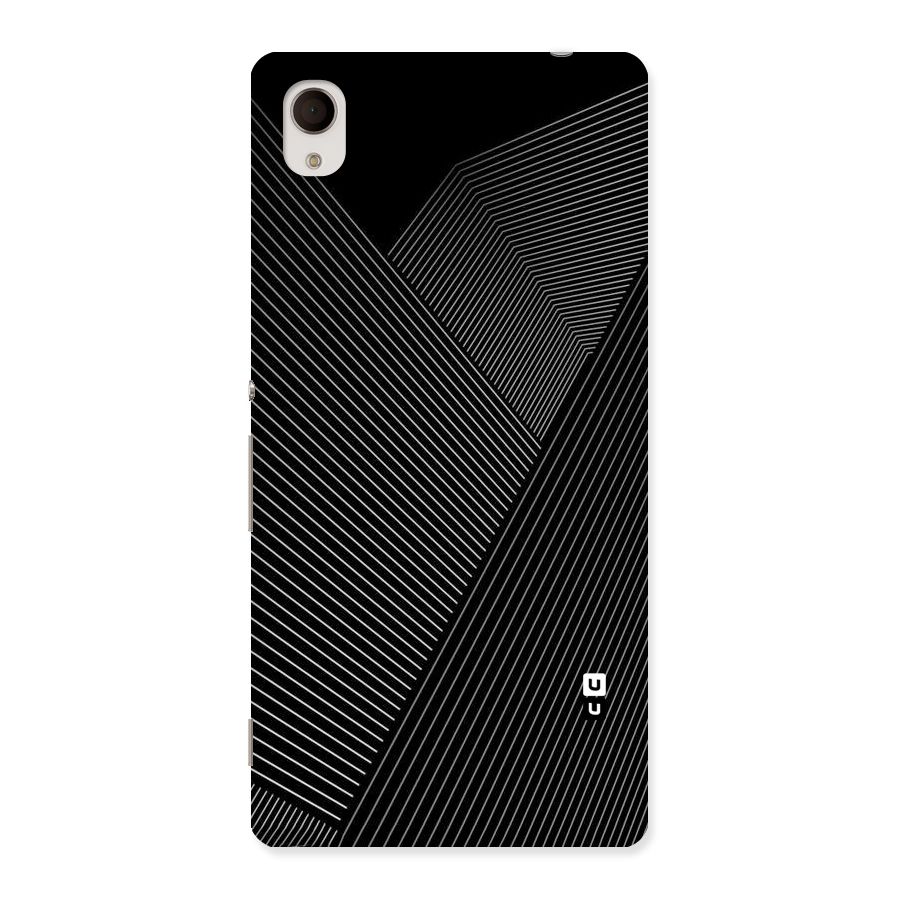 Aesthetic White Stripes Back Case for Sony Xperia M4