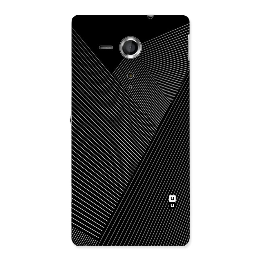 Aesthetic White Stripes Back Case for Sony Xperia SP
