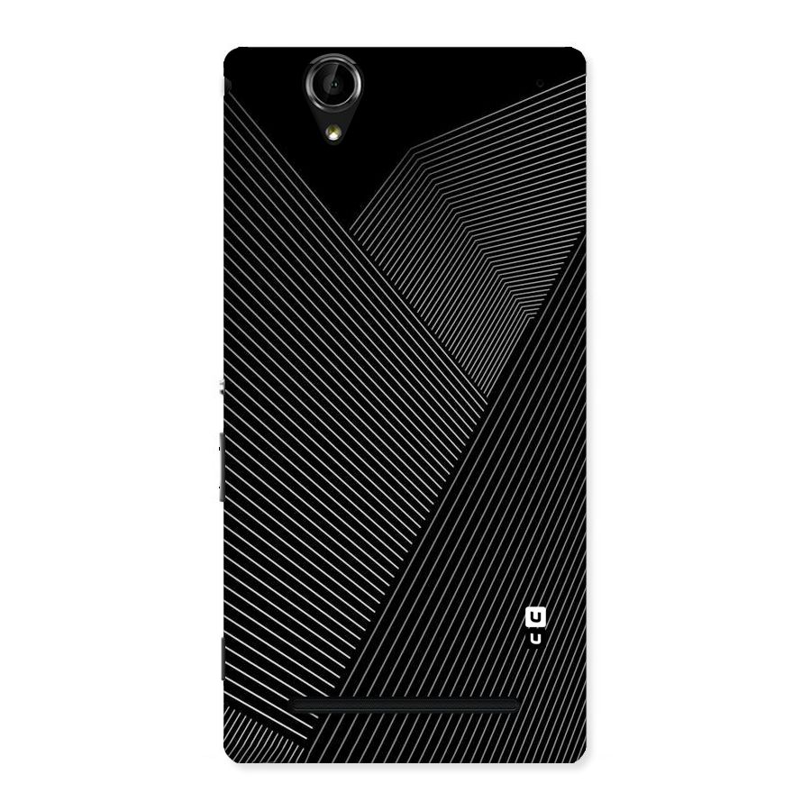 Aesthetic White Stripes Back Case for Sony Xperia T2