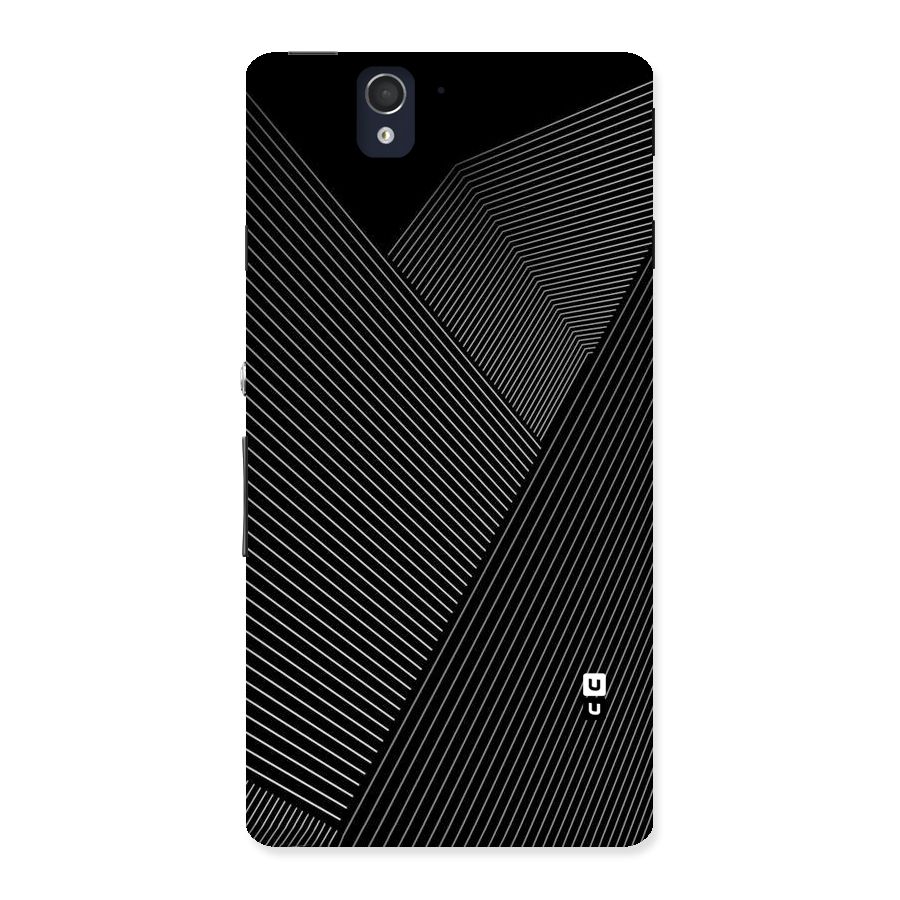 Aesthetic White Stripes Back Case for Sony Xperia Z
