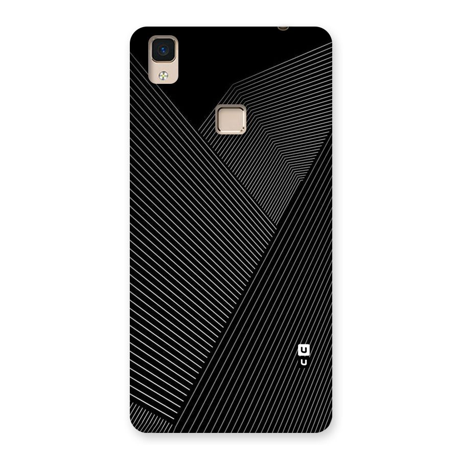 Aesthetic White Stripes Back Case for V3 Max