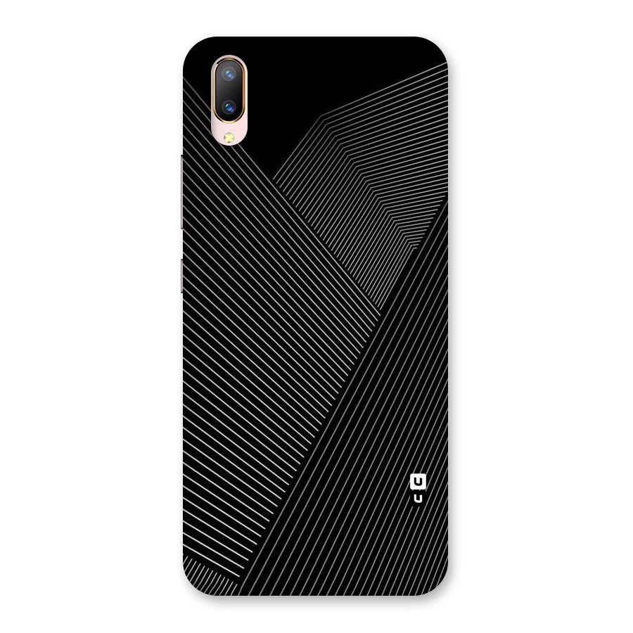 Aesthetic White Stripes Back Case for Vivo V11 Pro
